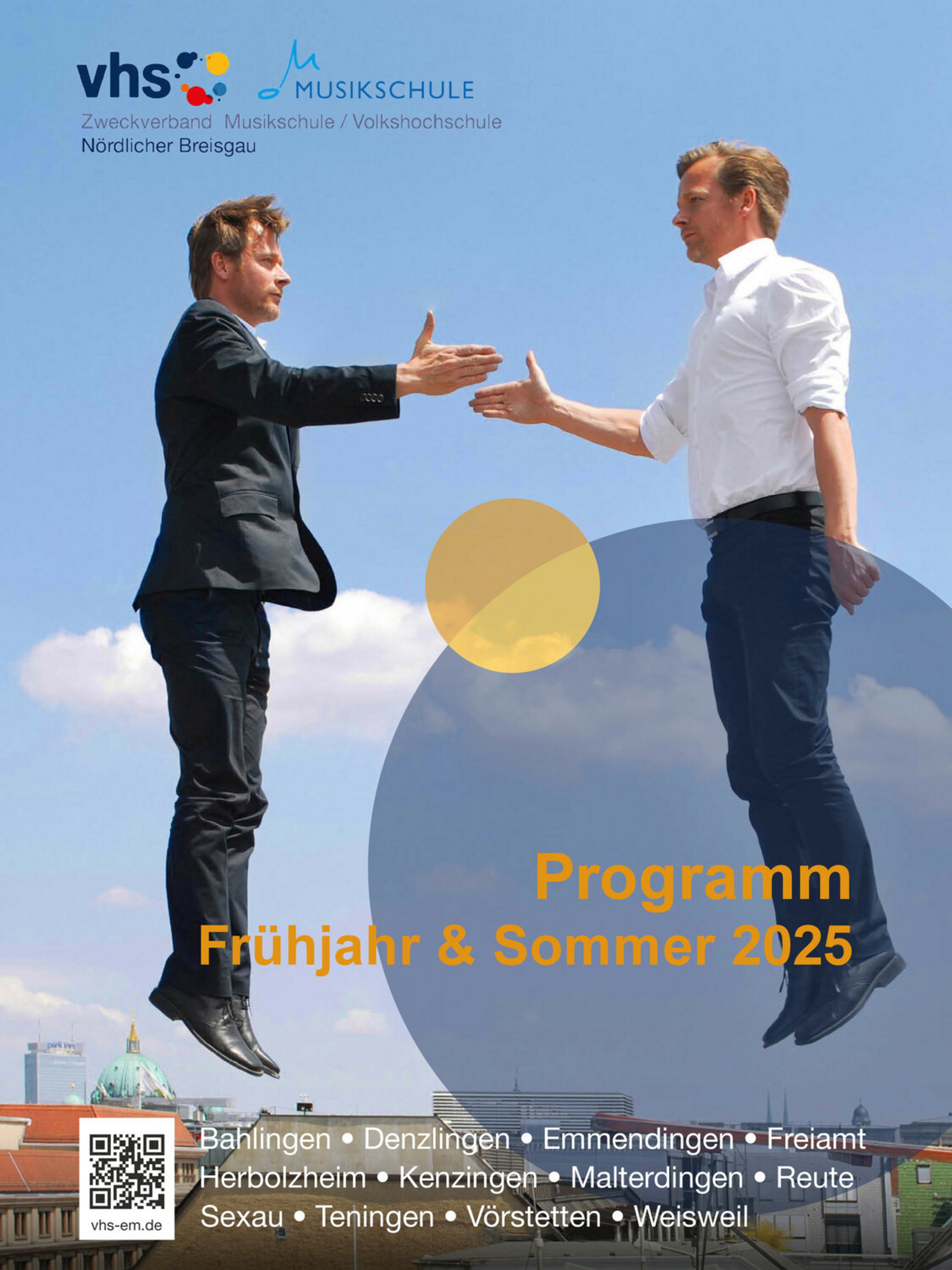 Titelseite des Programmhefts der vhs Nördlicher Breisgau