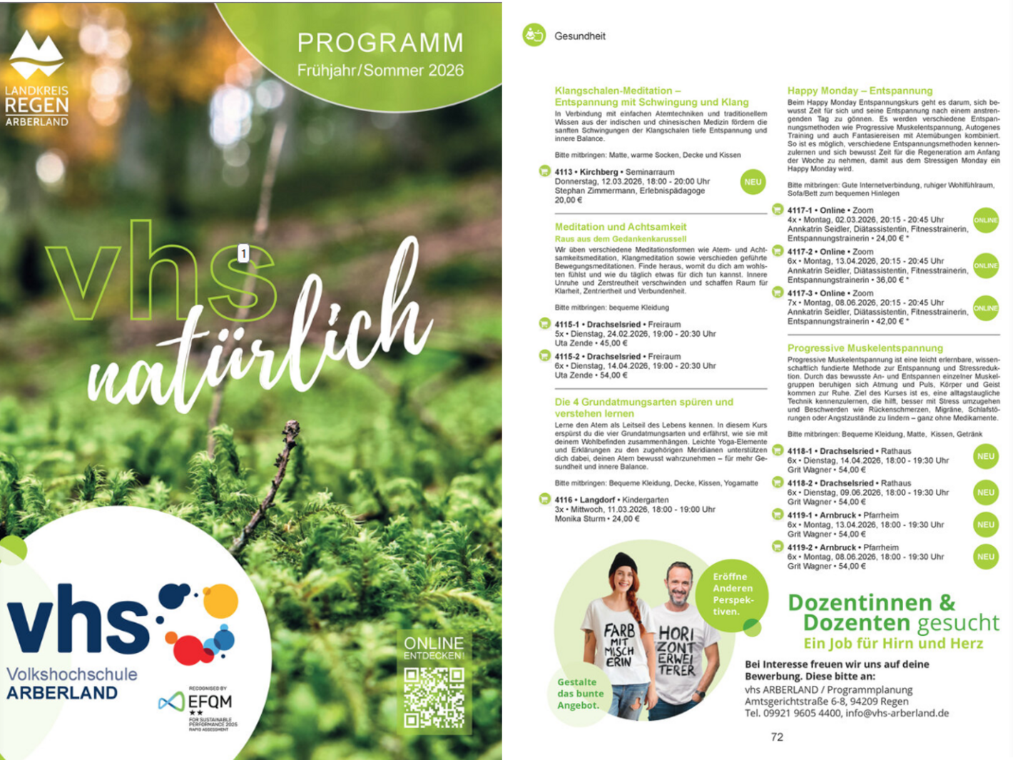 Titelseite eines Programmhefts