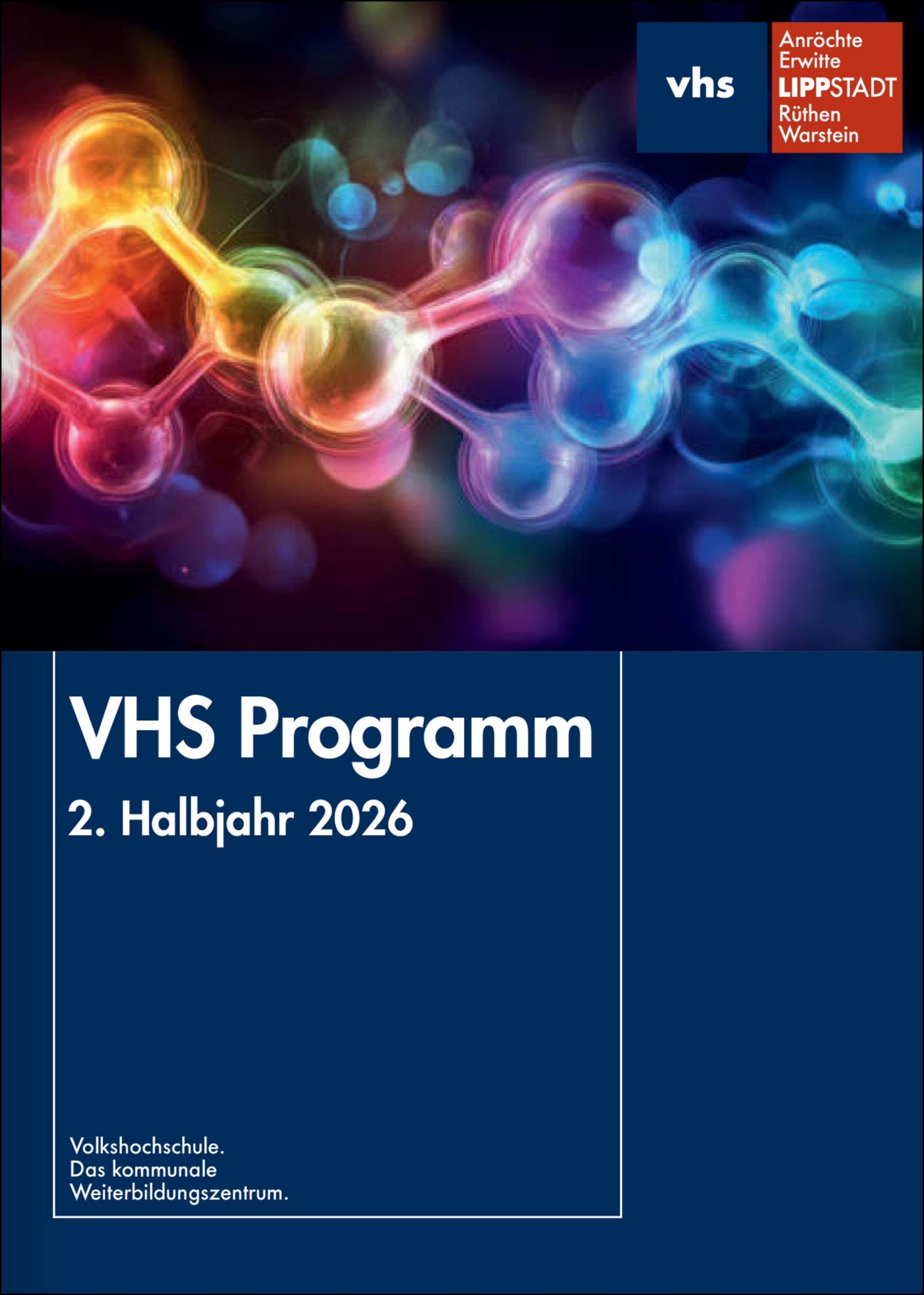 Titelseite des Programmhefts der vhs Lippstadt