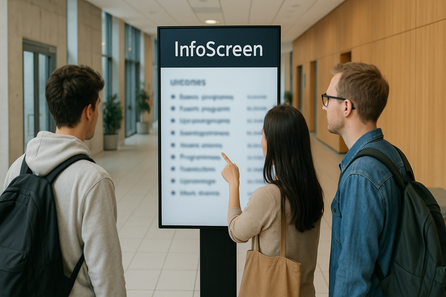 Beispielfoto InfoScreen