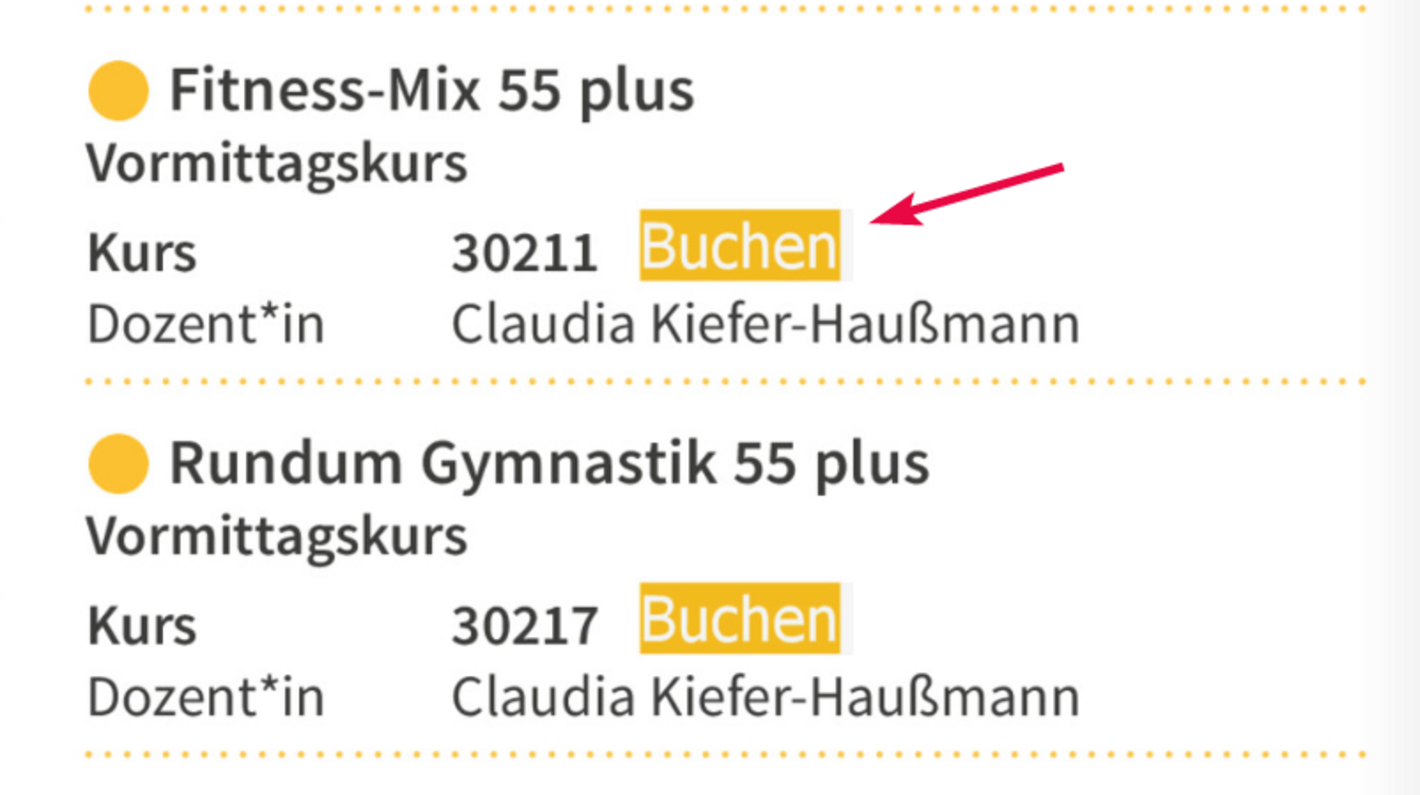 Beispiel eines Buchungssymbols im ePaper