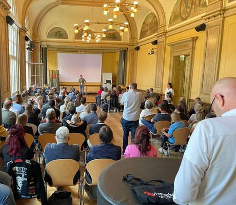 Fotos des BarCamps in Leipzig