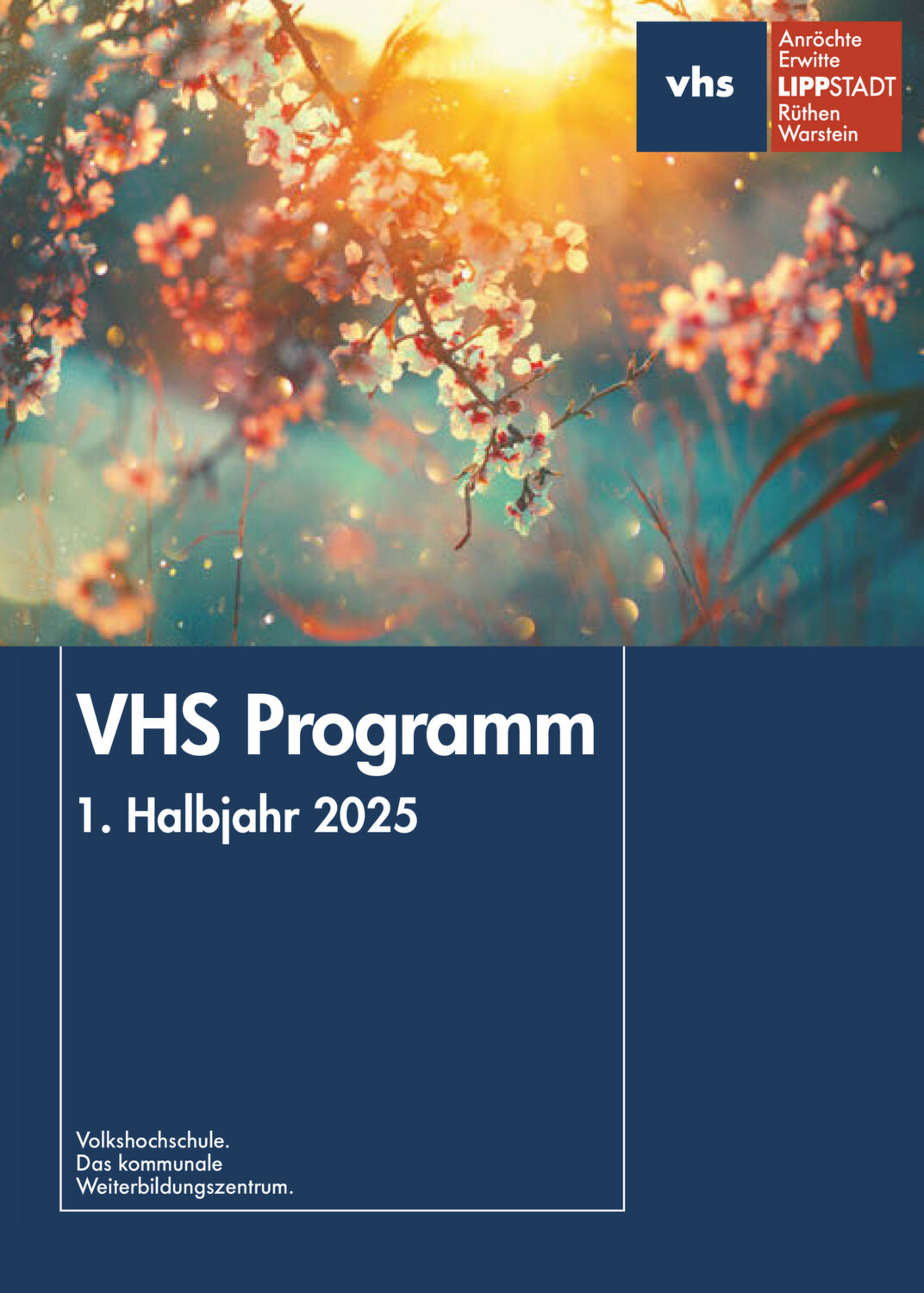 Titelseite des Programmhefts der vhs Lippstadt