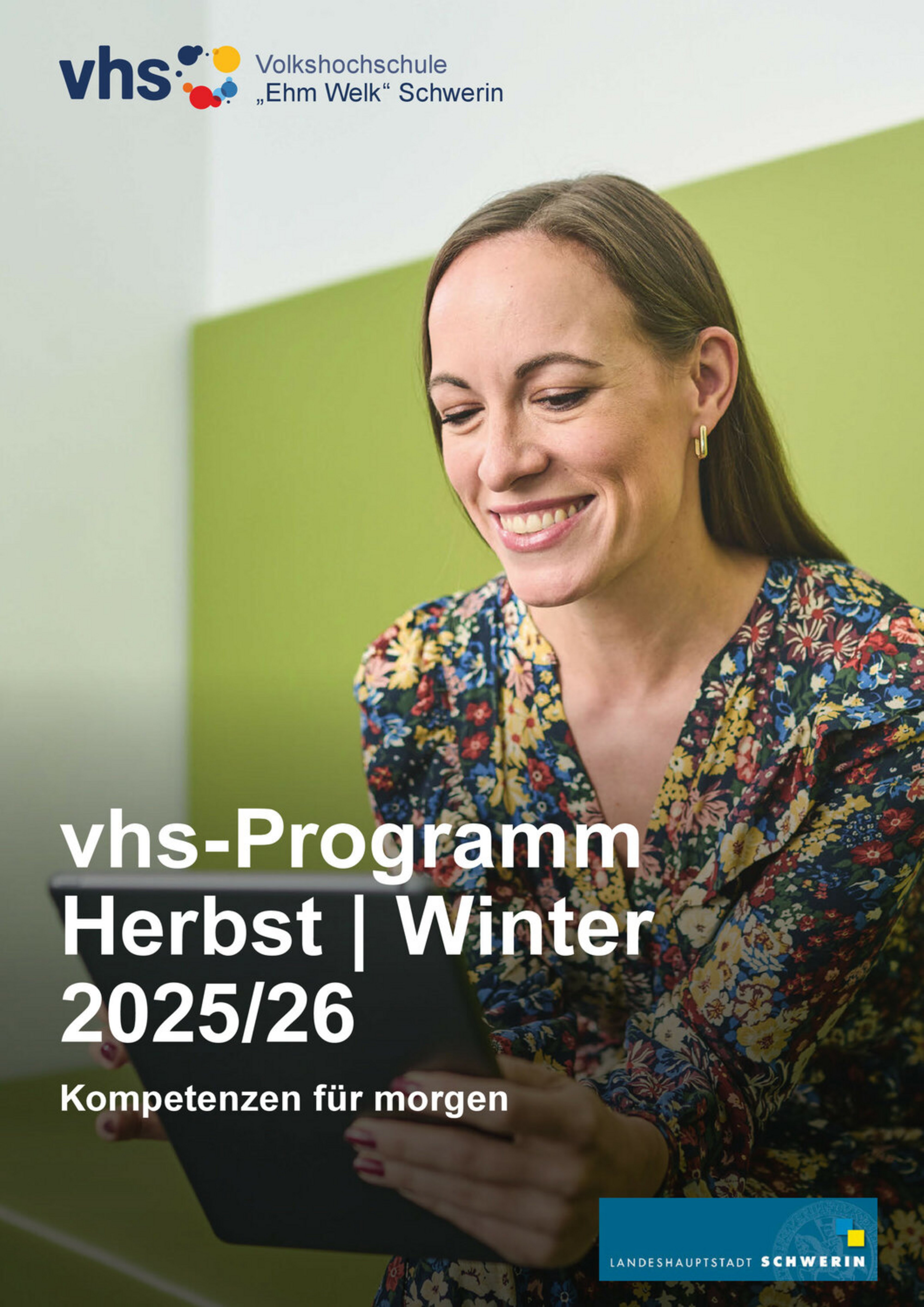 Titelseite des Programmhefts der vhs Schwerin